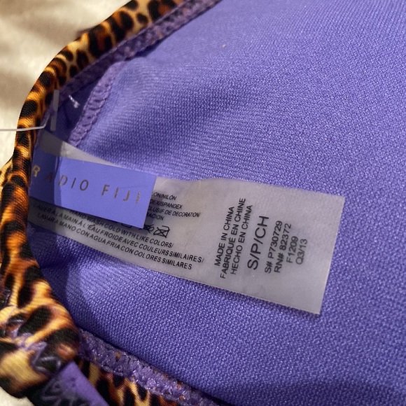 RADIO FIJI NWT Size S Bikini Tassels & Fringe Animal Print - Picture 12 of 13